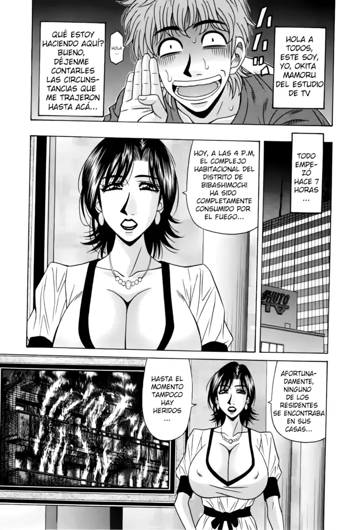 Hitoduma Bakunyuu Announcer Yuriko-san Ch.1-5