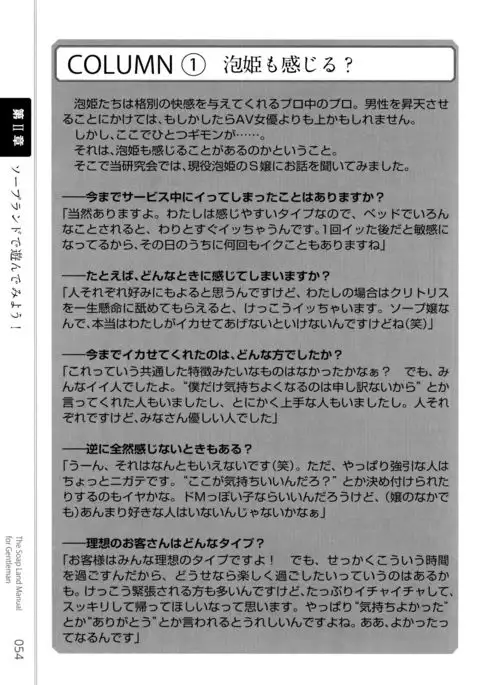 Illustrated Manual of Sex Industry for Beginners With Detailed Explanations of Soaplands