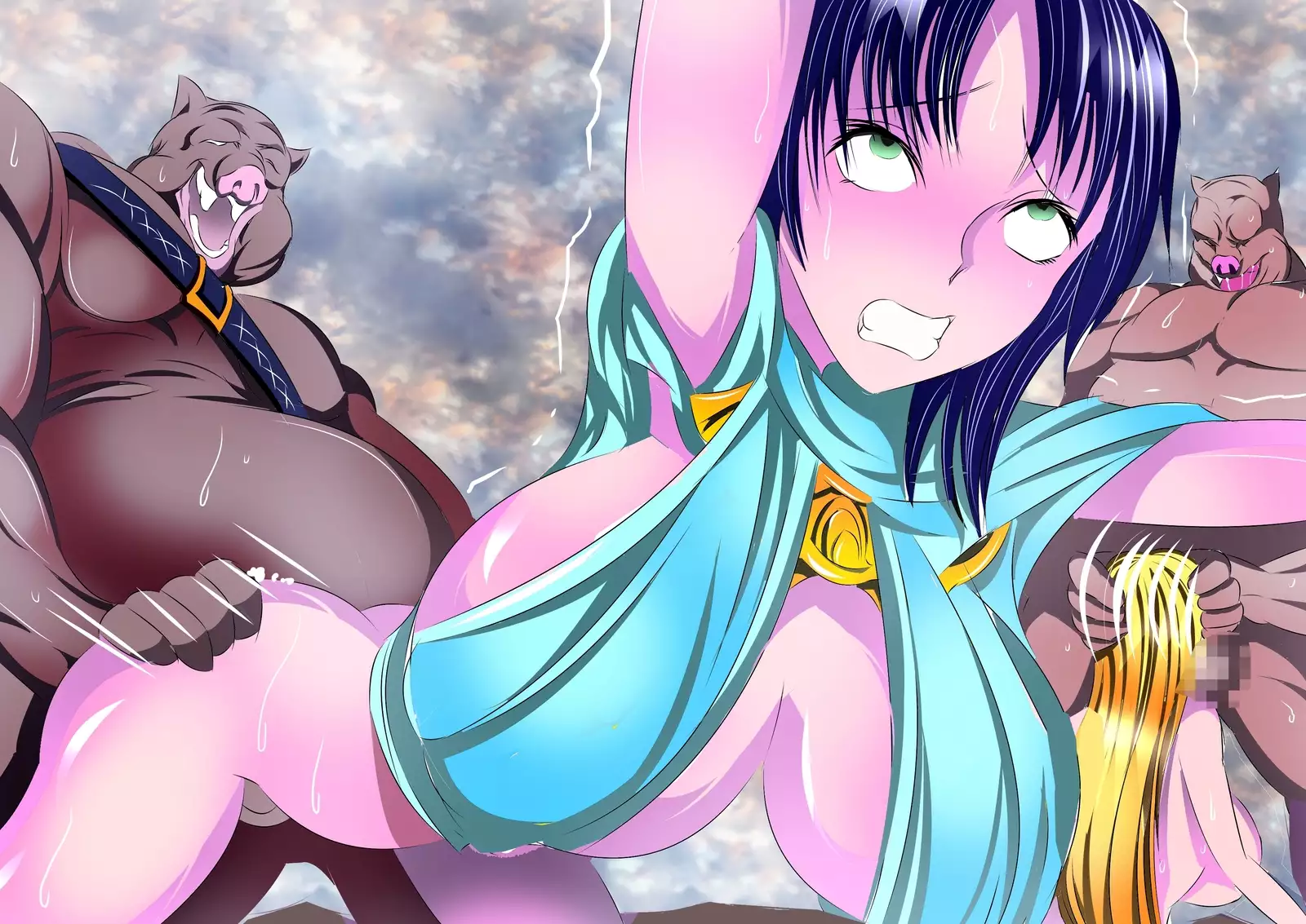 Onna dake no Oukoku ni Orc no Gun ga Daikoushin ~Kui Chirakashi~