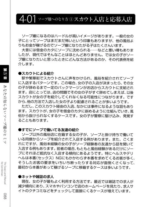 Illustrated Manual of Sex Industry for Beginners With Detailed Explanations of Soaplands