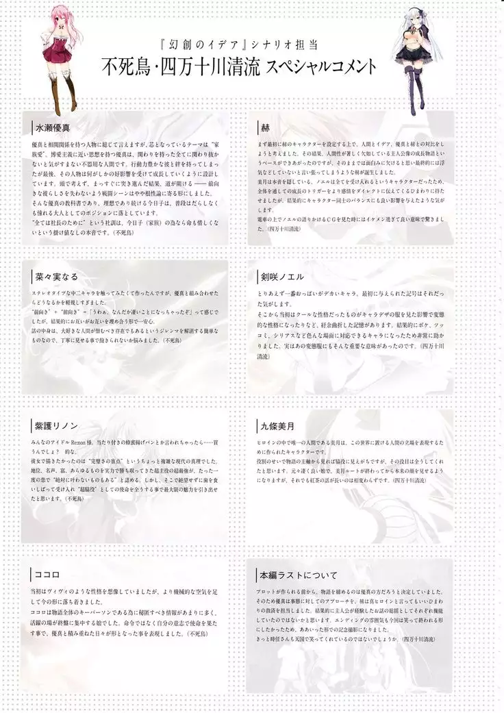 3rdEye Official Visual Fan Book RERUM MEMORIA