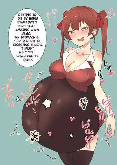 Marine Senchou ni Hokakusare Kotowattara Marunomi ni Sarete Shimau Shounen | A Boy Getting Caught And Swallowed By Marin