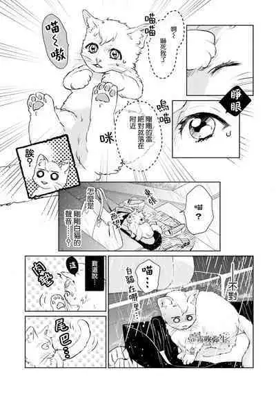 [霧吹弥生漢化组][三角ペンチ]可怕的臭臉君對貓很癡迷