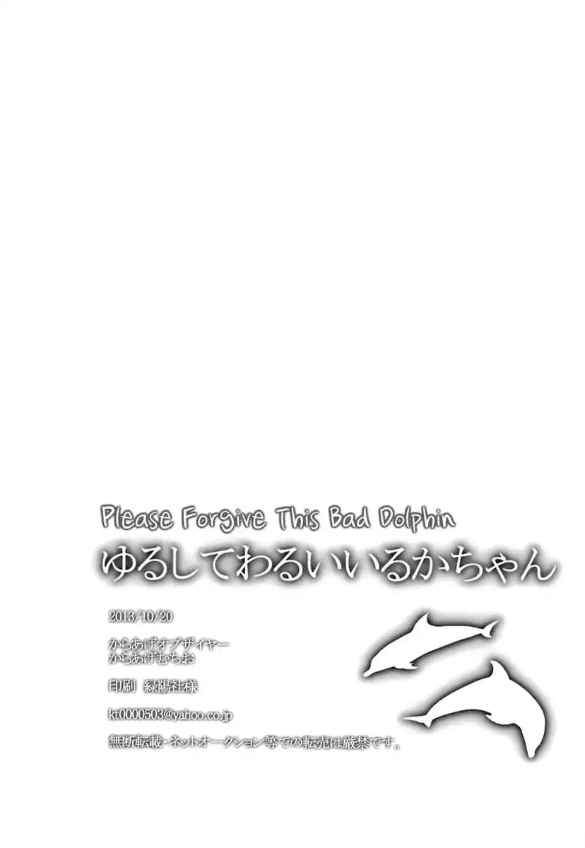 Please Forgive This Bad Dolphin