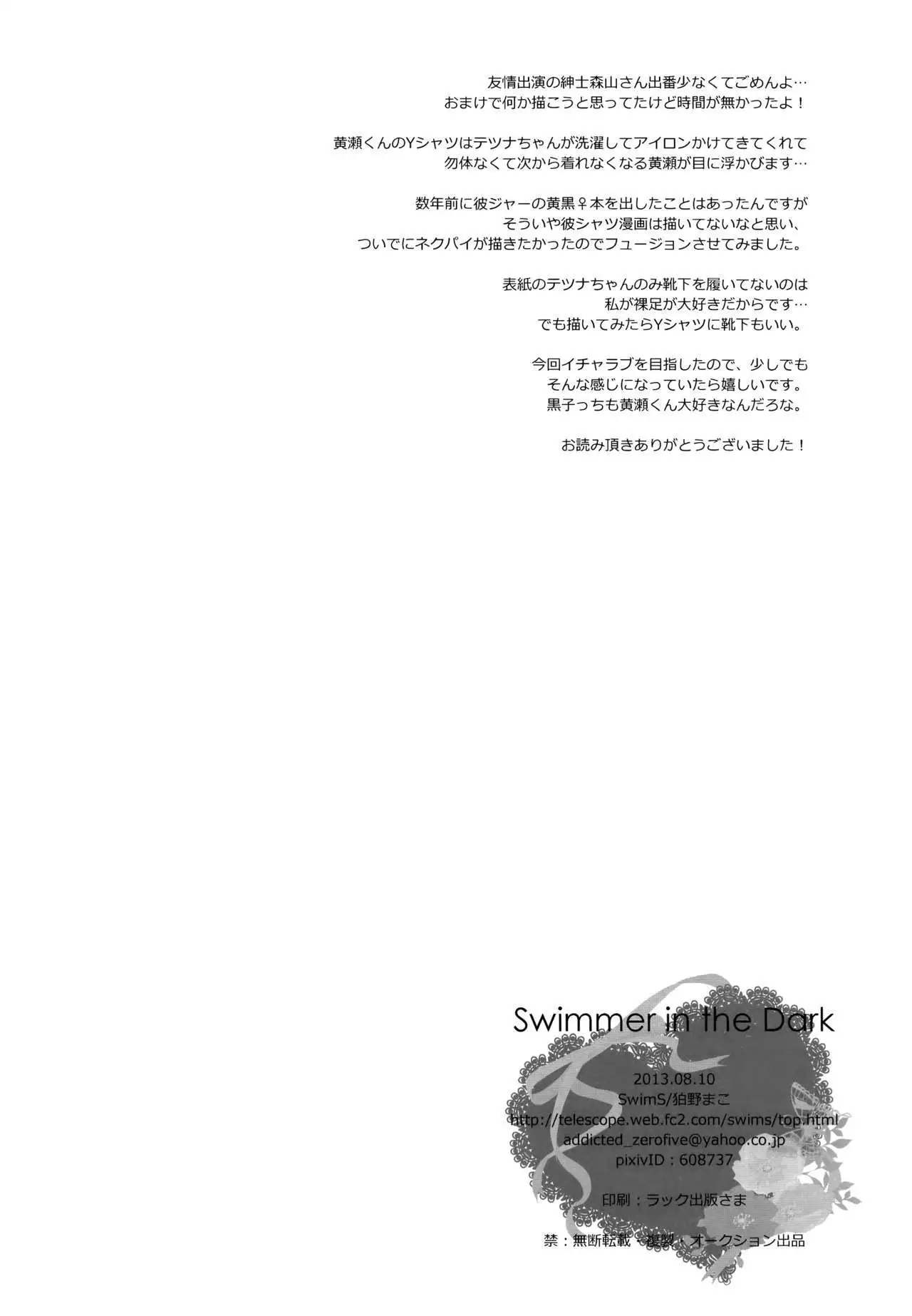 Swimmer in the Dark english biribiri